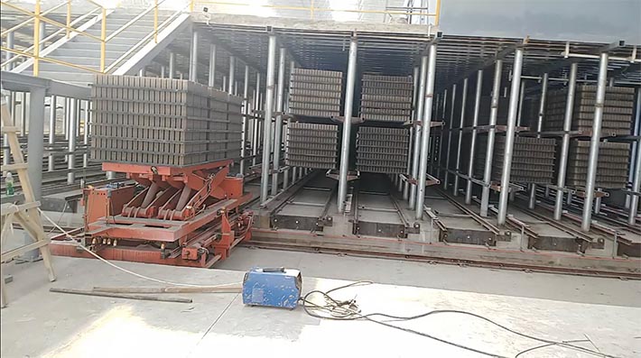 免燒磚軌道窯、免燒磚養(yǎng)護(hù)窯