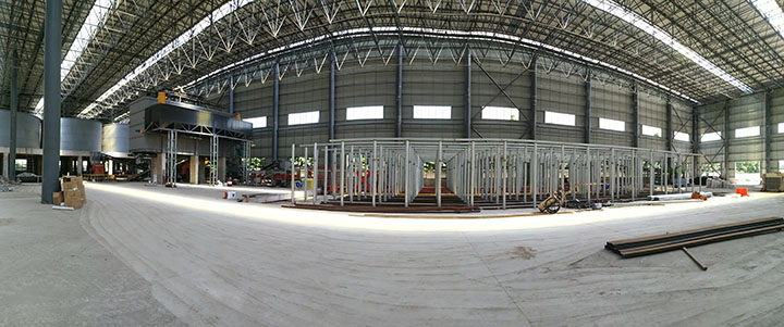 RGV子母車全自動制磚線