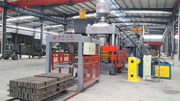 液壓磚機處理固廢、泥巴磚