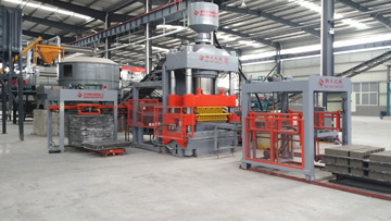 液壓磚機處理固廢、泥巴磚