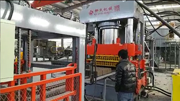 液壓磚機處理固廢、泥巴磚